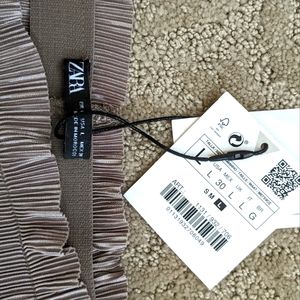 Zara wide leg lounge pants - taupe